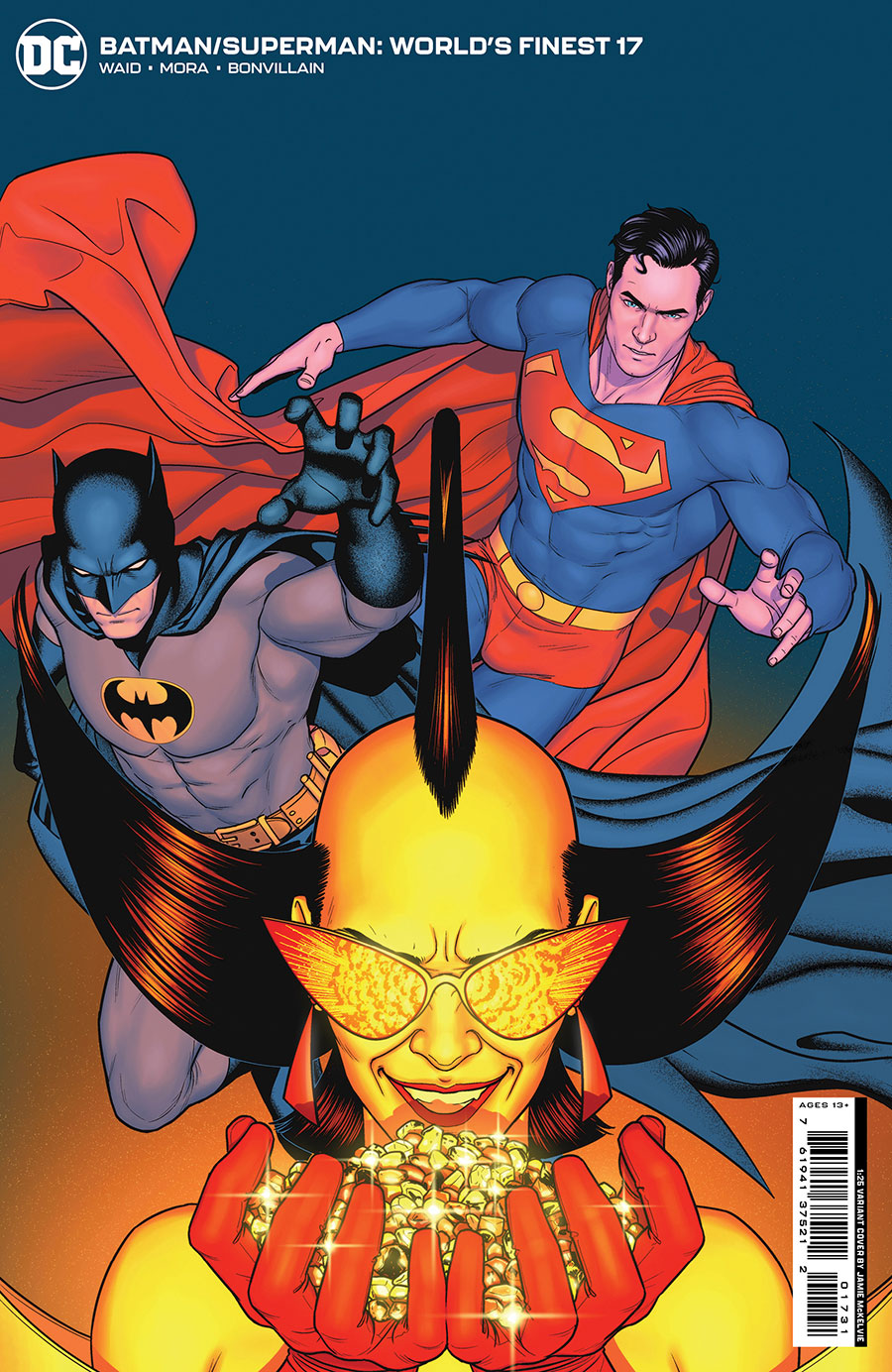 Batman Superman Worlds Finest #17 Cover C Incentive Jamie McKelvie Card Stock Variant Cover