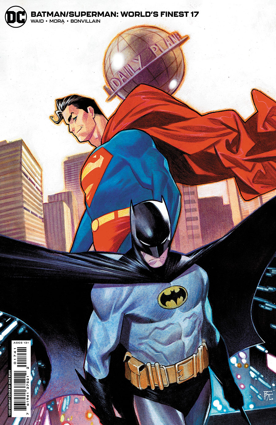 Batman Superman Worlds Finest #17 Cover D Incentive Dike Ruan Card Stock Variant Cover
