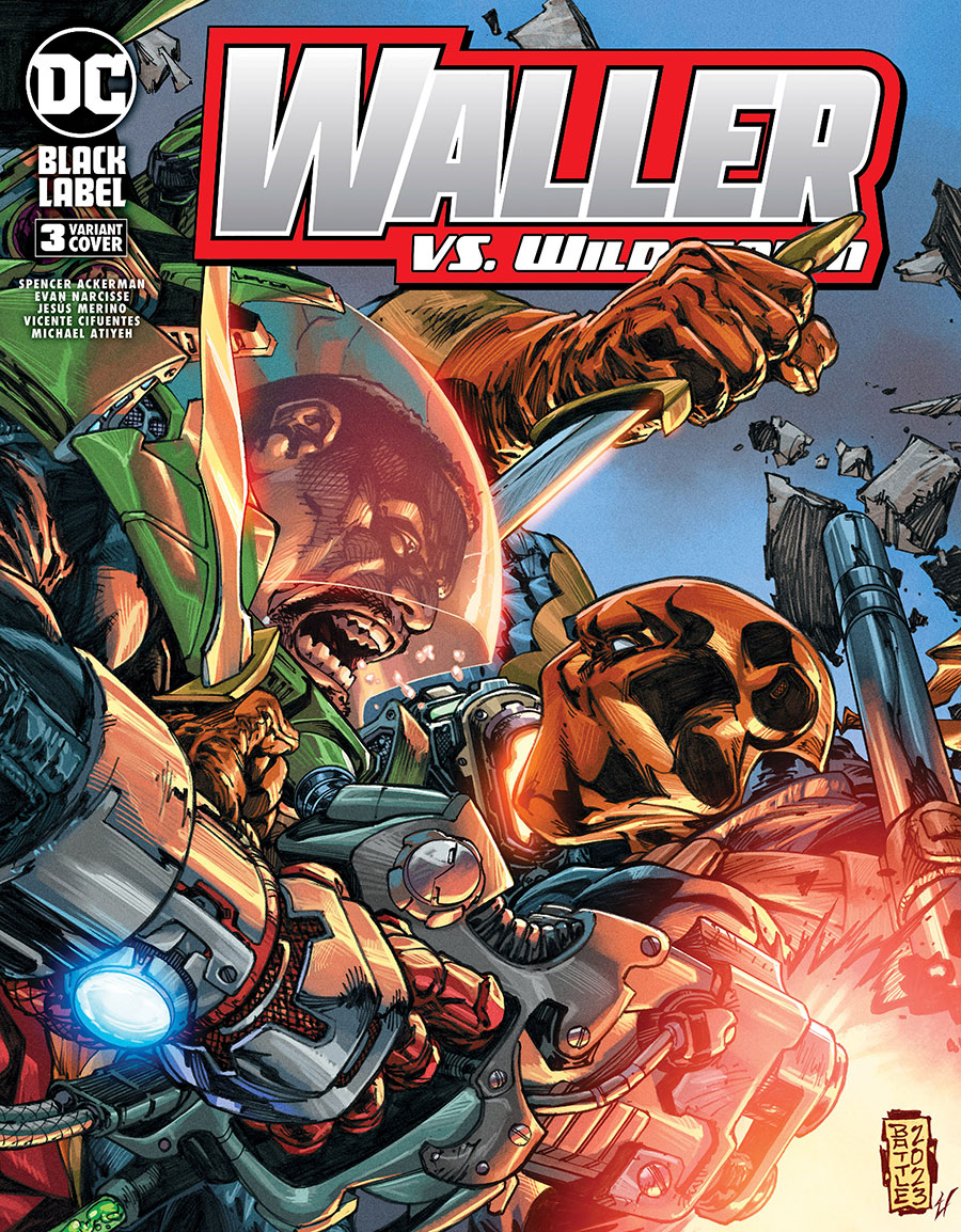 Waller vs Wildstorm #3 Cover B Variant Eric Battle Cover