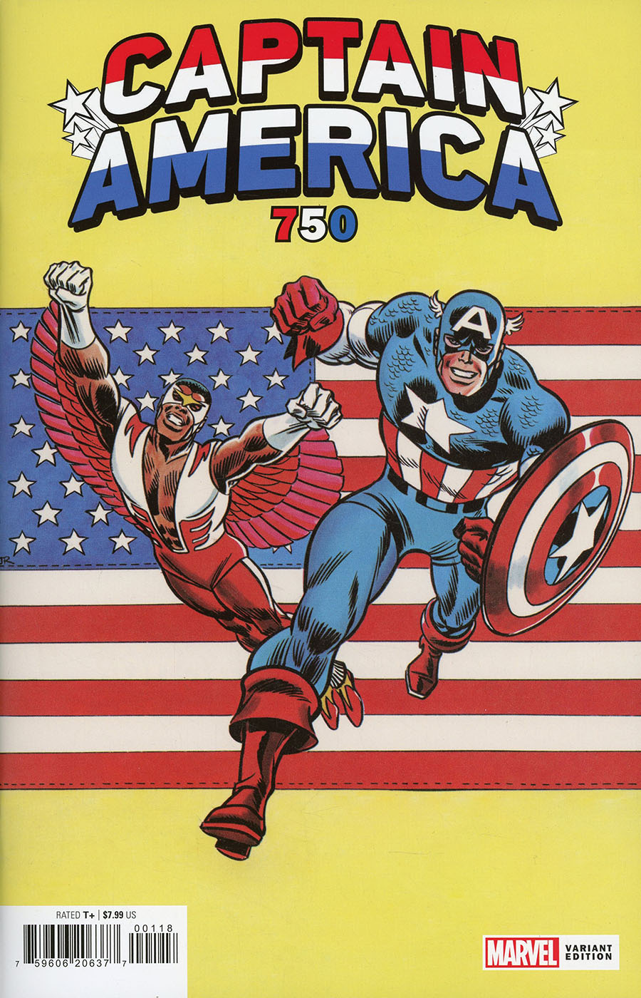 Captain America Vol 9 #750 Cover J Incentive John Romita Sr Hidden Gem Variant Cover