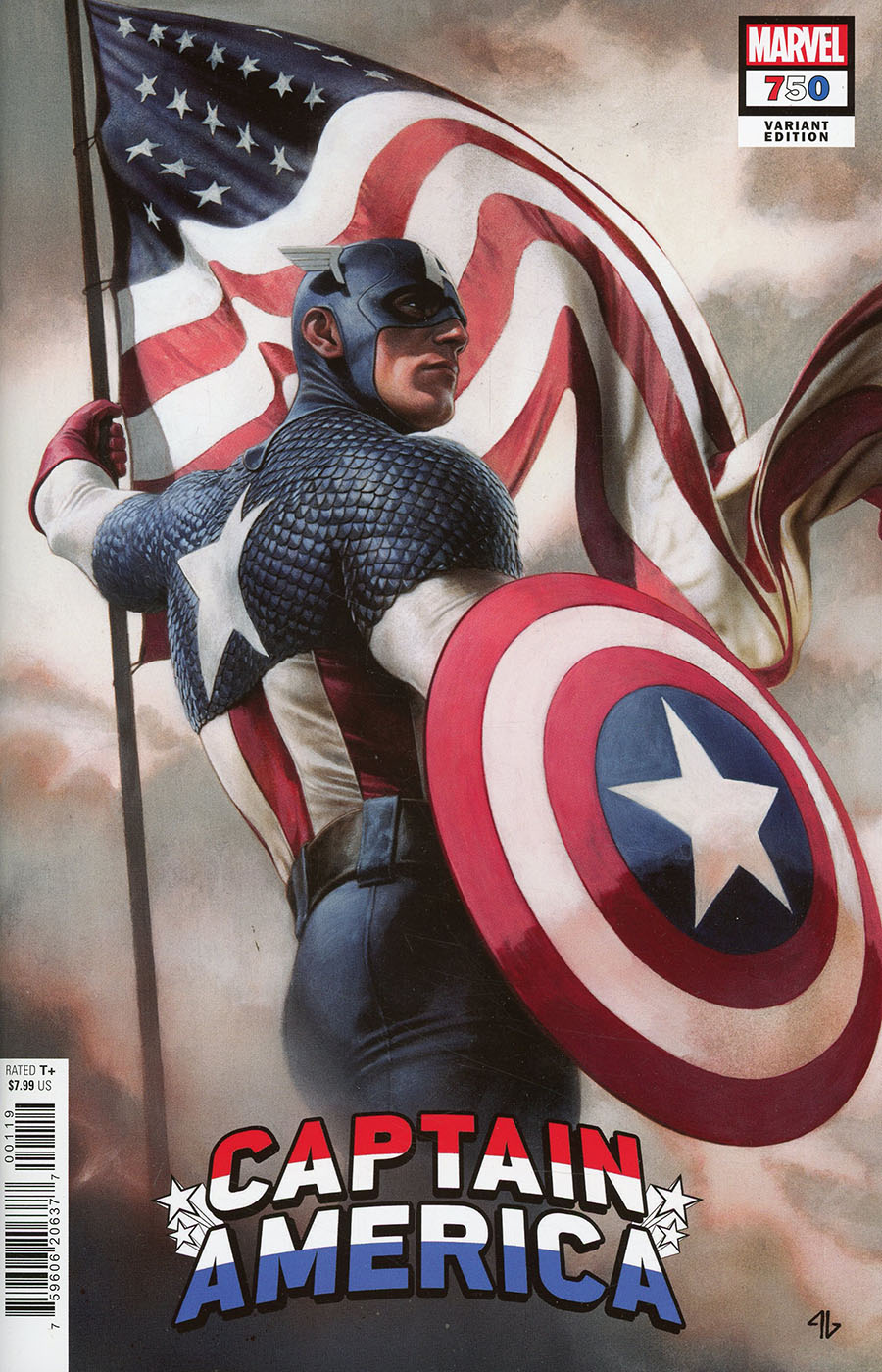 Captain America Vol 9 #750 Cover K Incentive Adi Granov Variant Cover