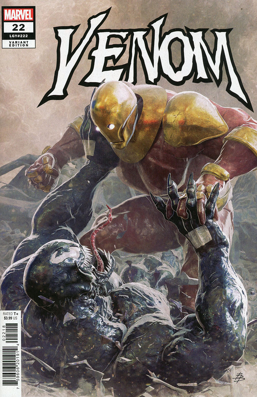 Venom Vol 5 #22 Cover E Incentive Bjorn Barends Variant Cover