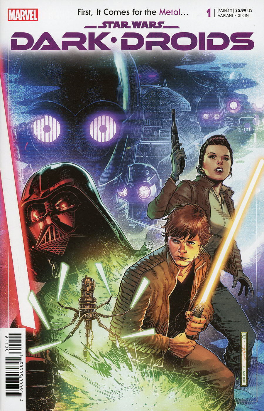 Star Wars Dark Droids #1 Cover E Incentive Jim Cheung Variant Cover