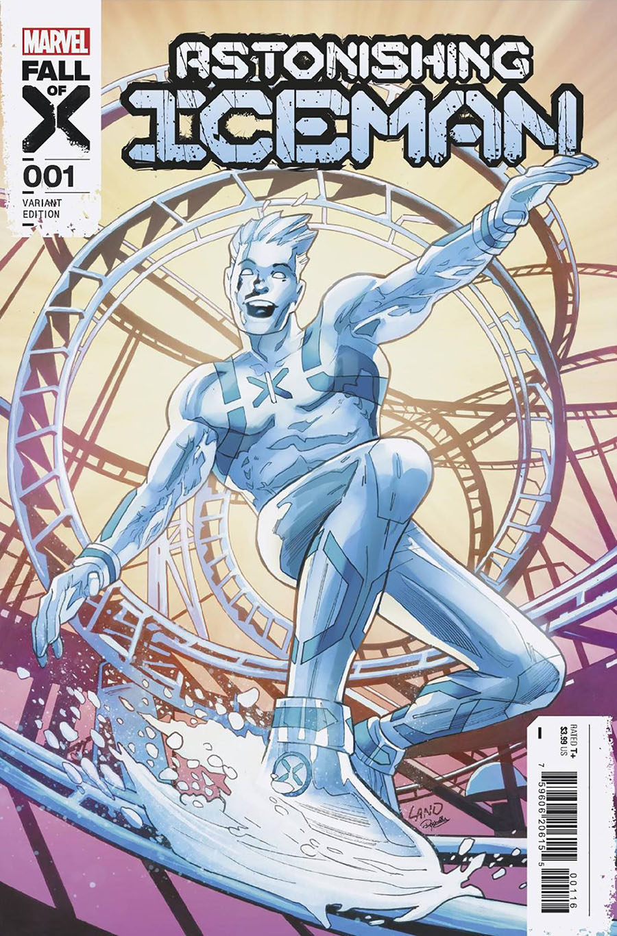 Astonishing Iceman #1 Cover E Incentive Greg Land Variant Cover (Fall Of X Tie-In)