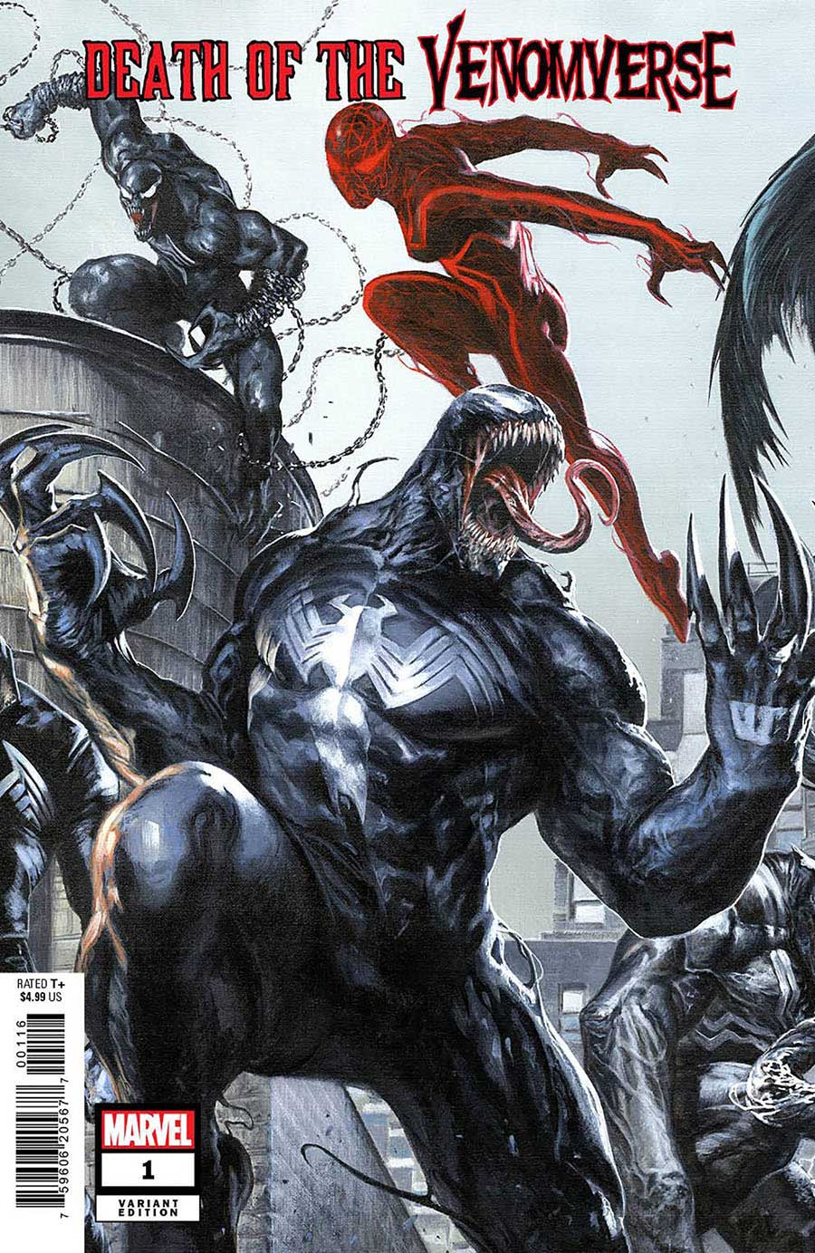 Death Of The Venomverse #1 Cover F Incentive Gabriele Dell Otto Connecting Variant Cover