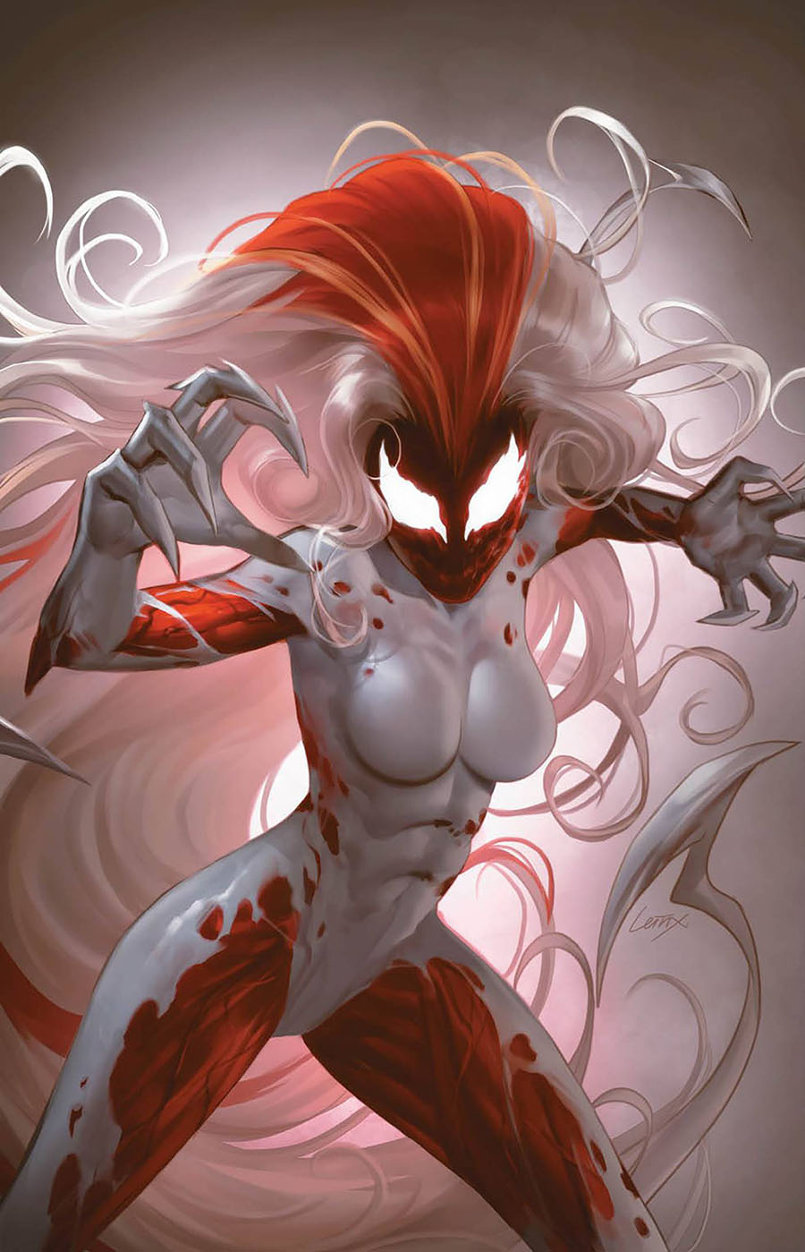 Death Of The Venomverse #1 Cover H Incentive Lesley Leirix Li Virgin Cover