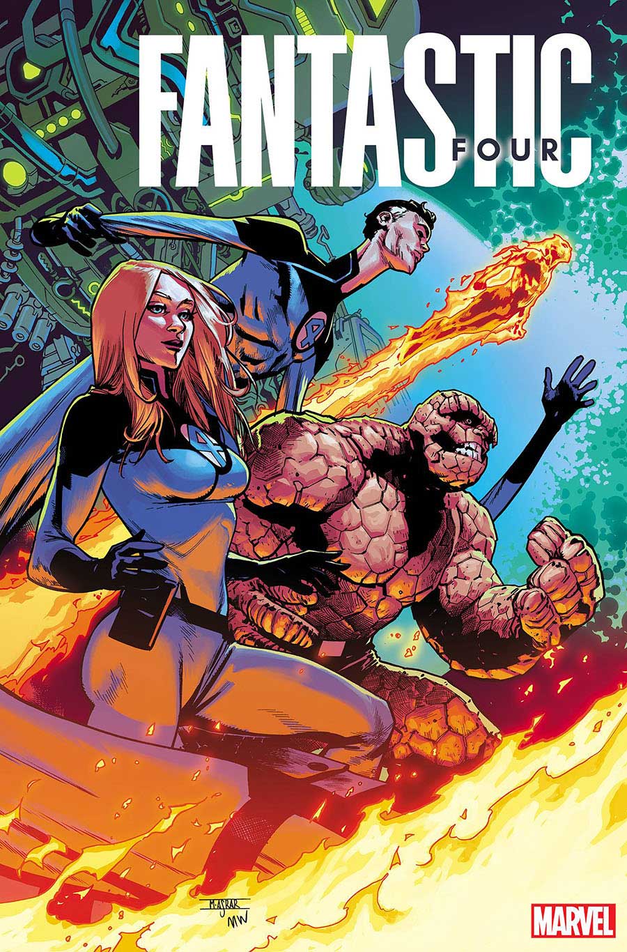 Fantastic Four Vol 7 #10 Cover D Incentive Mahmud Asrar Variant Cover (G.O.D.S. Tie-In)