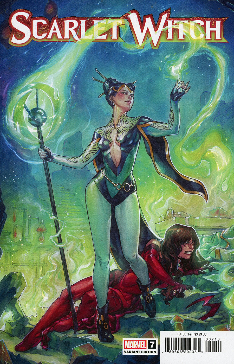 Scarlet Witch Vol 3 #7 Cover E Incentive Meghan Hetrick Variant Cover (G.O.D.S. Tie-In)