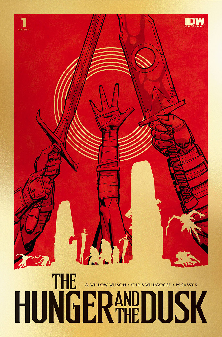 Hunger And The Dusk #1 Cover H Incentive Cliff Chiang Gold Cover