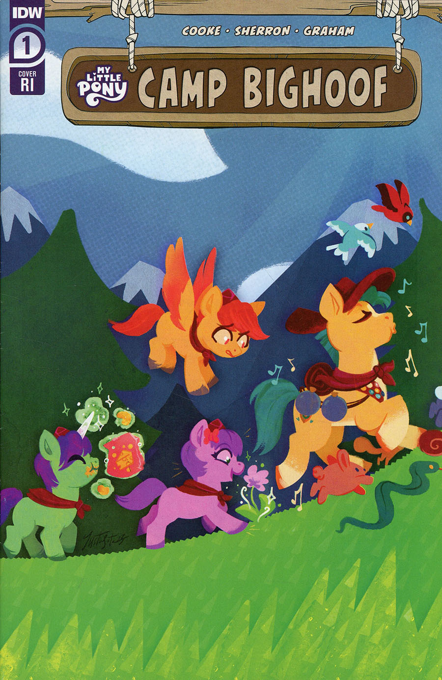 My Little Pony Camp Bighoof #1 Cover D Incentive JustaSuta Variant Cover