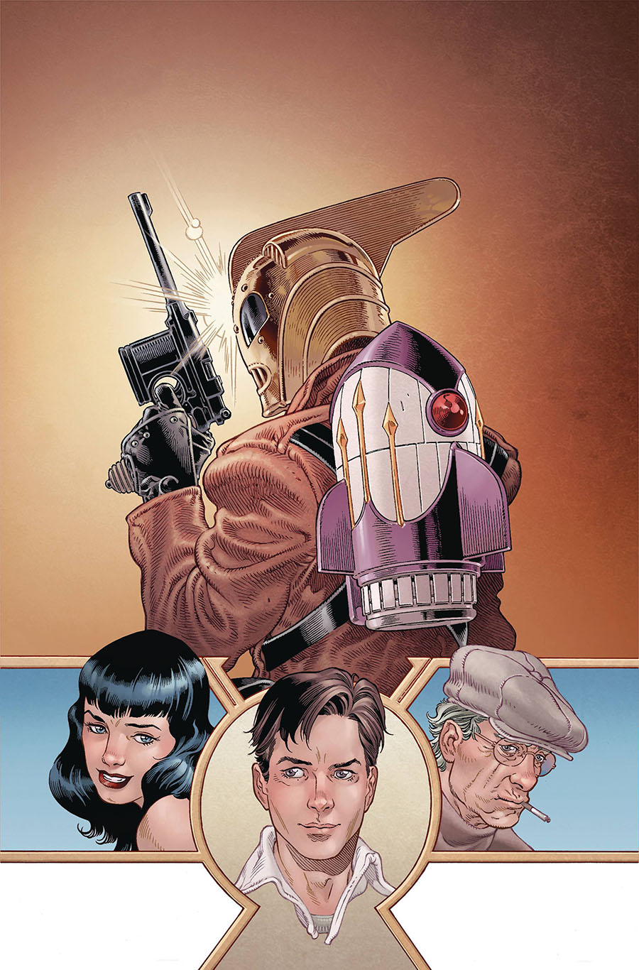 Rocketeer In The Den Of Thieves #1 Cover D Incentive Gabriel Rodriguez Virgin Cover