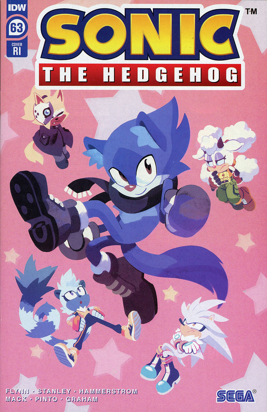 Sonic The Hedgehog Vol 3 #63 Cover C Incentive Nathalie Fourdraine Variant Cover