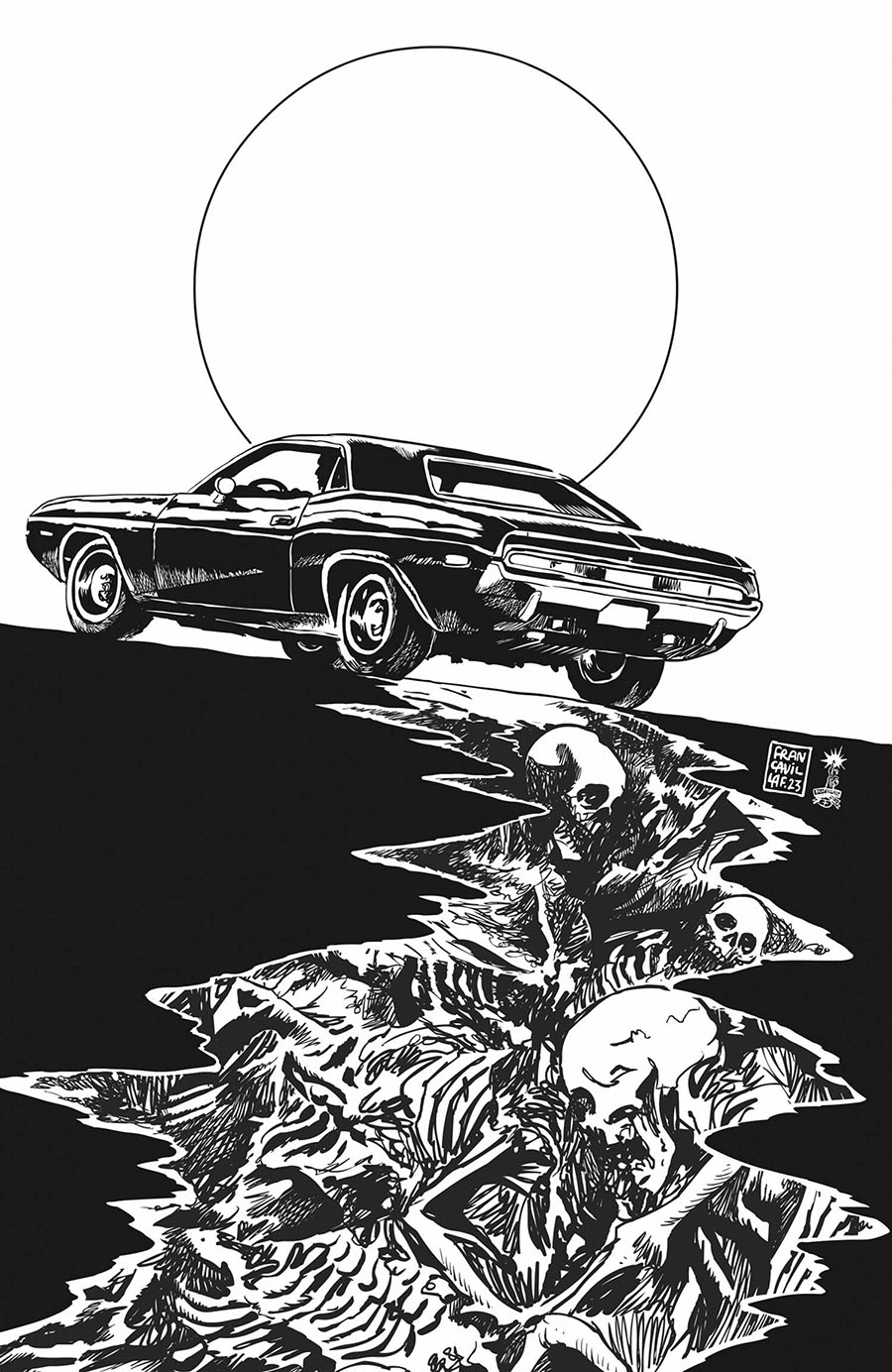 Sins Of The Salton Sea #2 Cover D Incentive Francesco Francavilla Black & White Virgin Cover