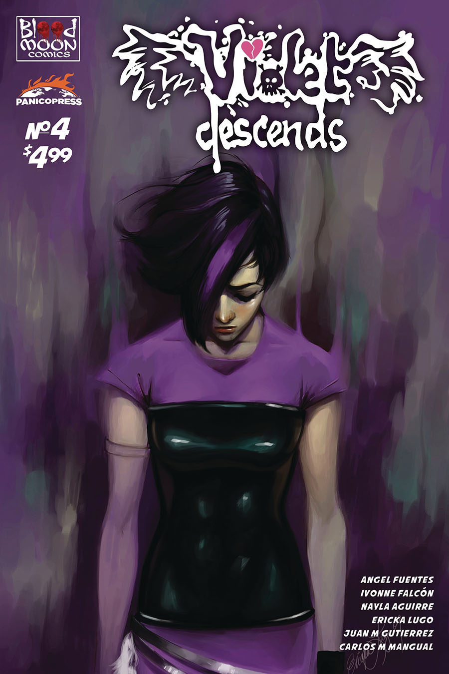 Violet Descends #4 Cover C Incentive Ericka Lugo Variant Cover