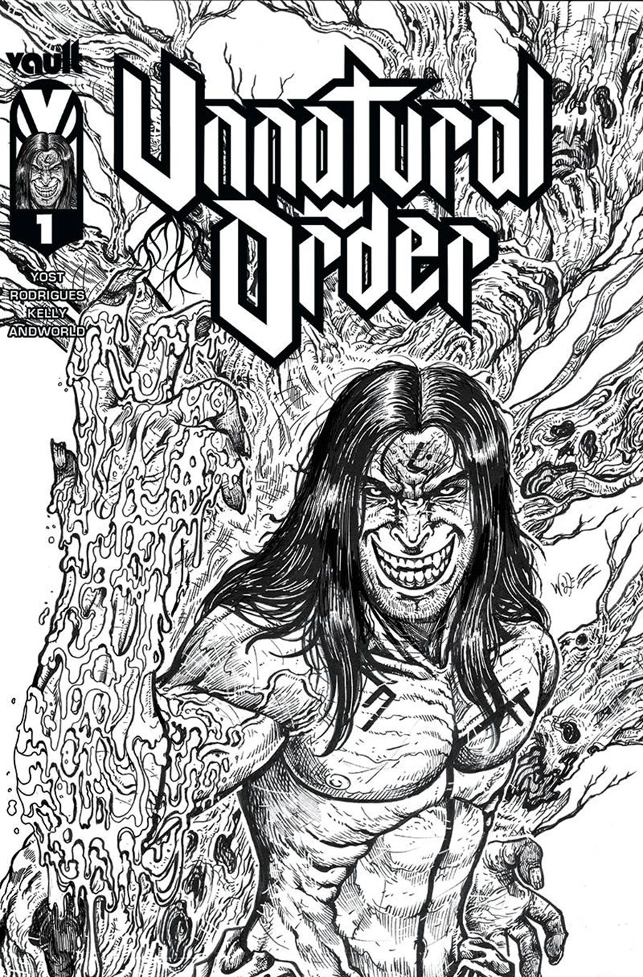 Unnatural Order #1 Cover F Variant Maria Wolf Black & White Premium Cover