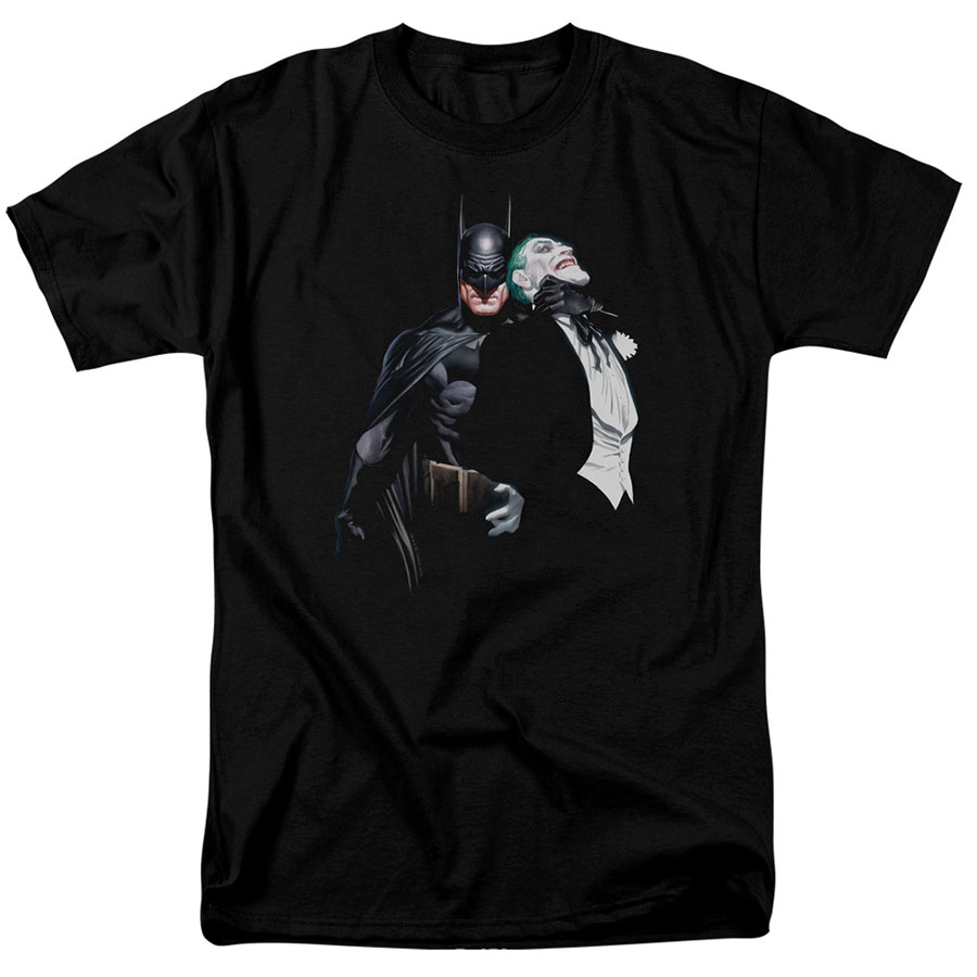 Batman Joker By Alex Ross Black Womens T-Shirt Large