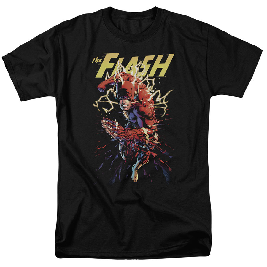 Flash Flashpoint Black Mens T-Shirt Large