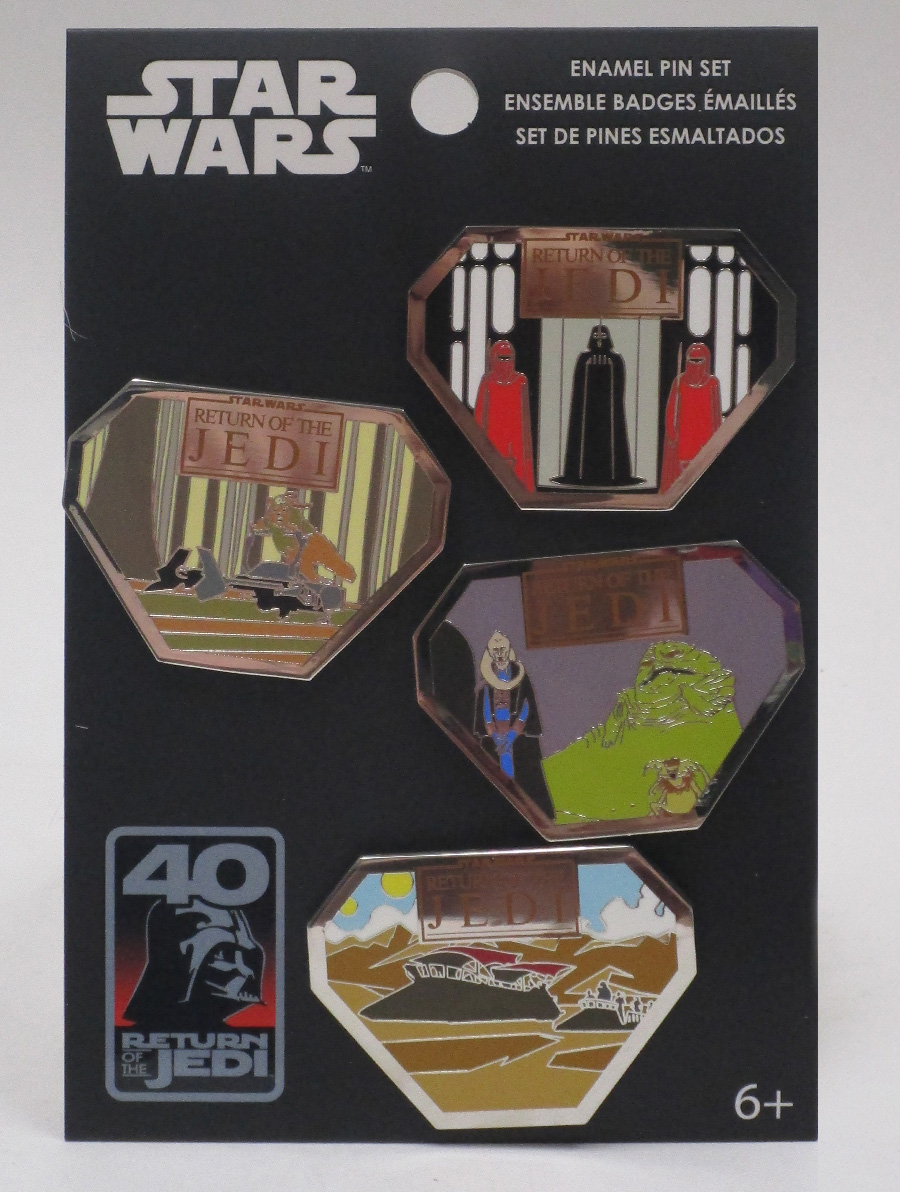 POP Star Wars 40th Anniversary Return Of The Jedi 4-Pack Pin Set