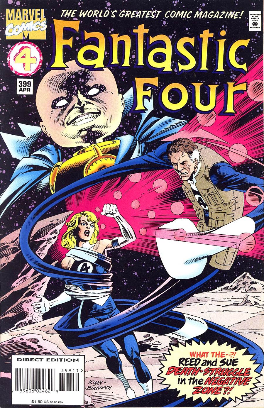 Fantastic Four #399 Cover B Newsstand Edition
