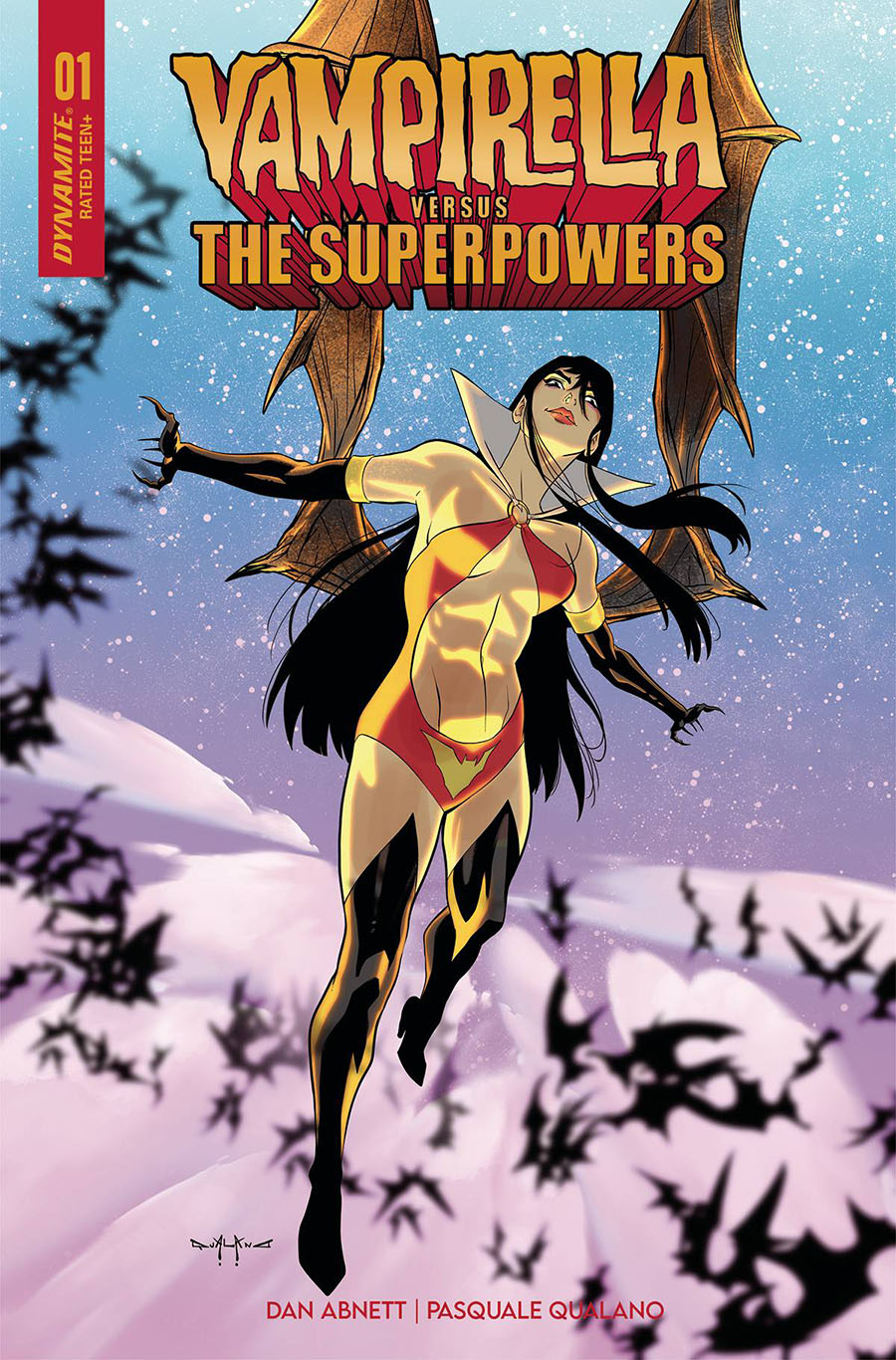 Vampirella vs The Superpowers #1 Cover T Variant Pasquale Qualano Cover