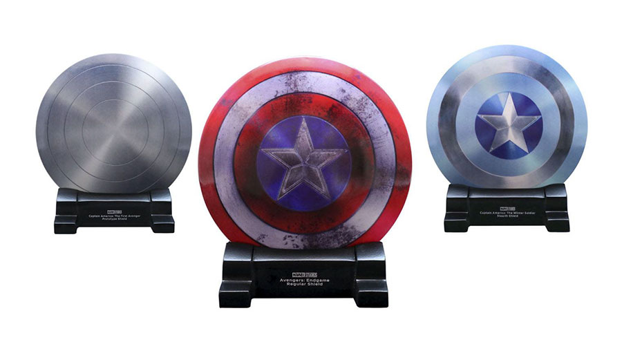 Marvel Porcelain Shield Collection Captain America Infinity Saga Blind Mystery Box