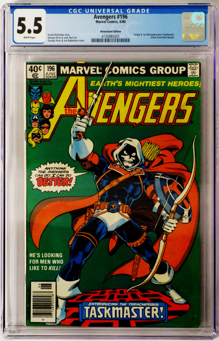 Avengers #196 Cover B CGC 5.5