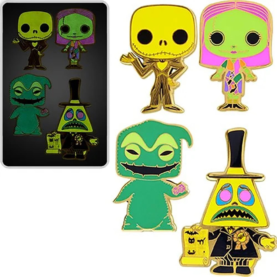 POP Nightmare Before Christmas This Is Halloween Jack 4-Pack Pin Set