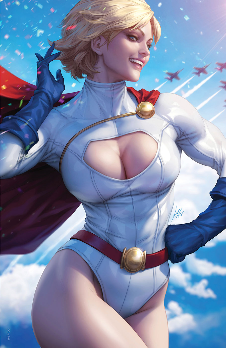 Power Girl Special #1 (One Shot) Cover F Variant Stanley Artgerm Lau Foil Cover