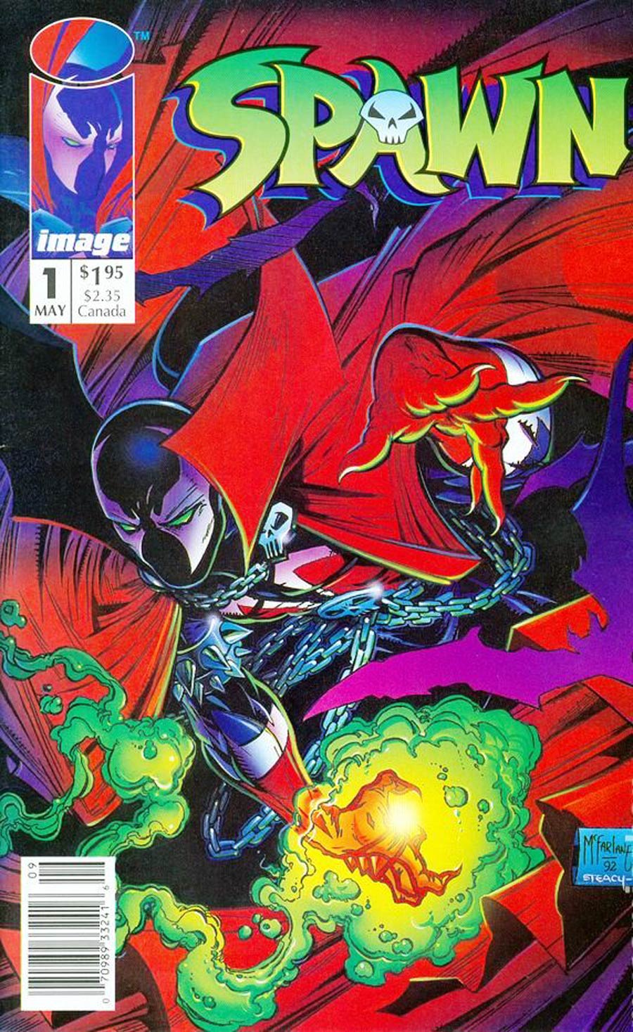 Spawn #1 Cover E Newsstand Edition