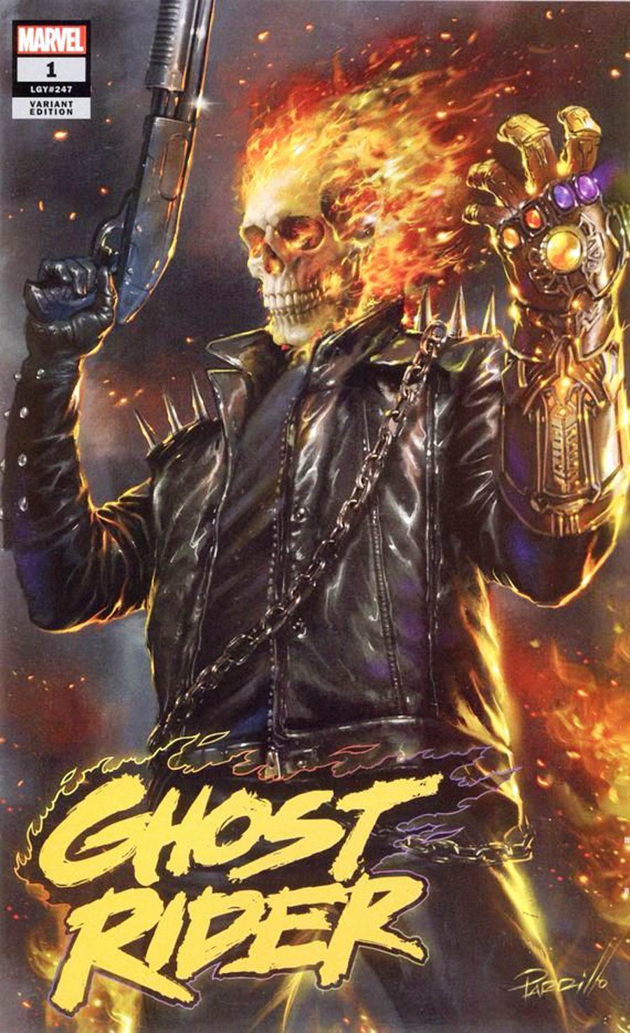 Ghost Rider Vol 9 #1 Cover T Lucio Parrillo Variant Cover