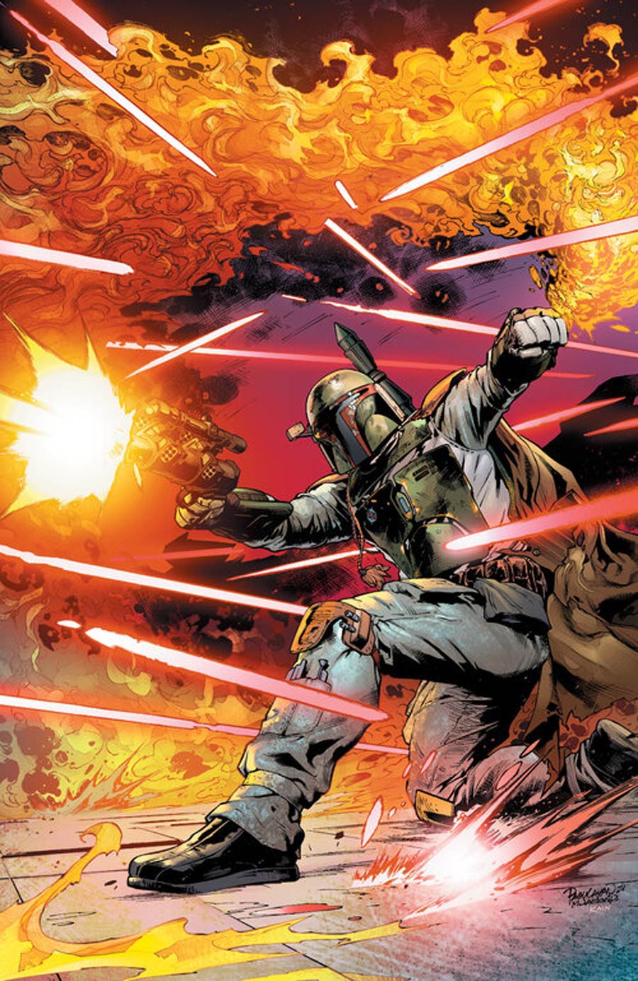 Star Wars War Of The Bounty Hunters #1 Cover N Scorpion Comics Virgin Variant Cover