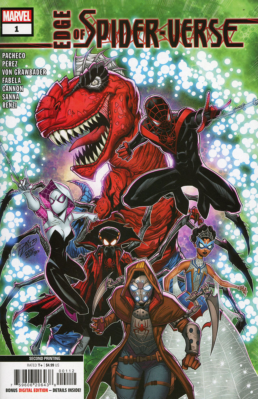 Edge Of Spider-Verse Vol 3 #1 Cover H 2nd Ptg Ron Lim Variant Cover