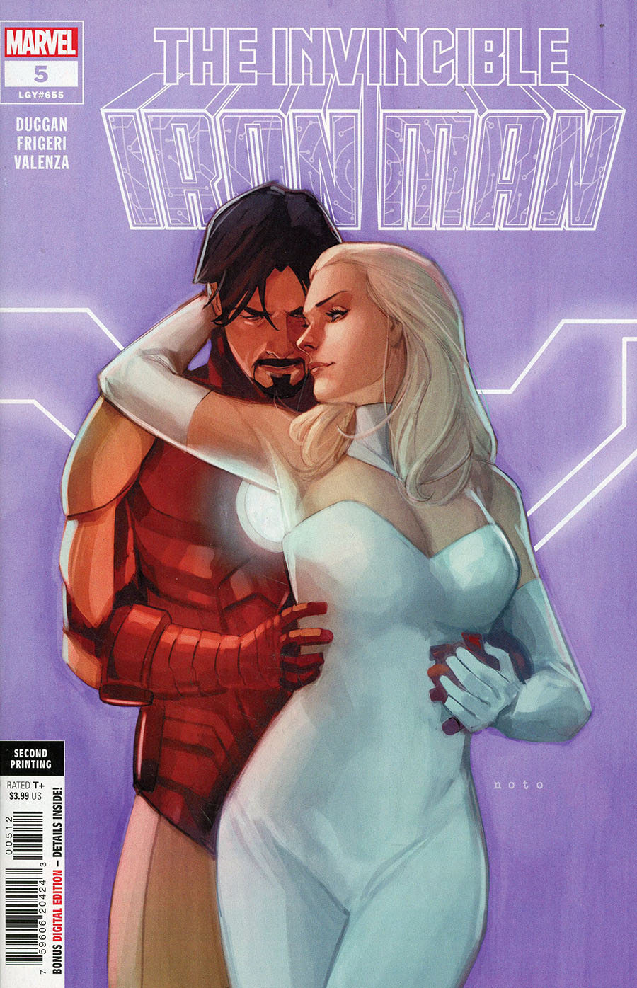 Invincible Iron Man Vol 4 #5 Cover E 2nd Ptg Phil Noto Variant Cover