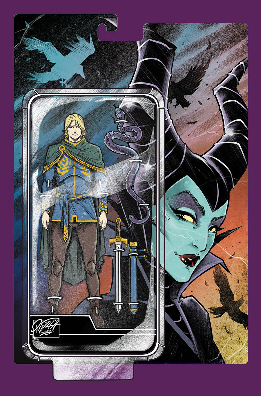 Disney Villains Maleficent #2 Cover P Incentive Action Figure Virgin Cover