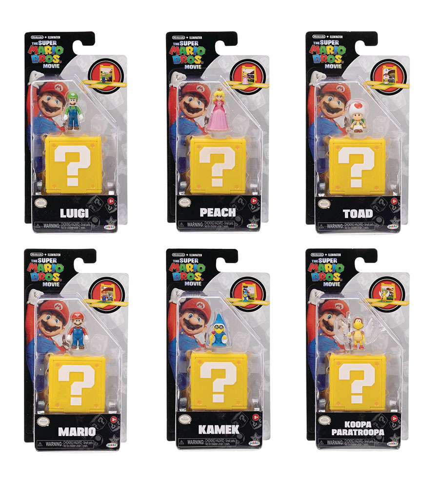 Super Mario Bros Movie Mini Figure Assortment Case
