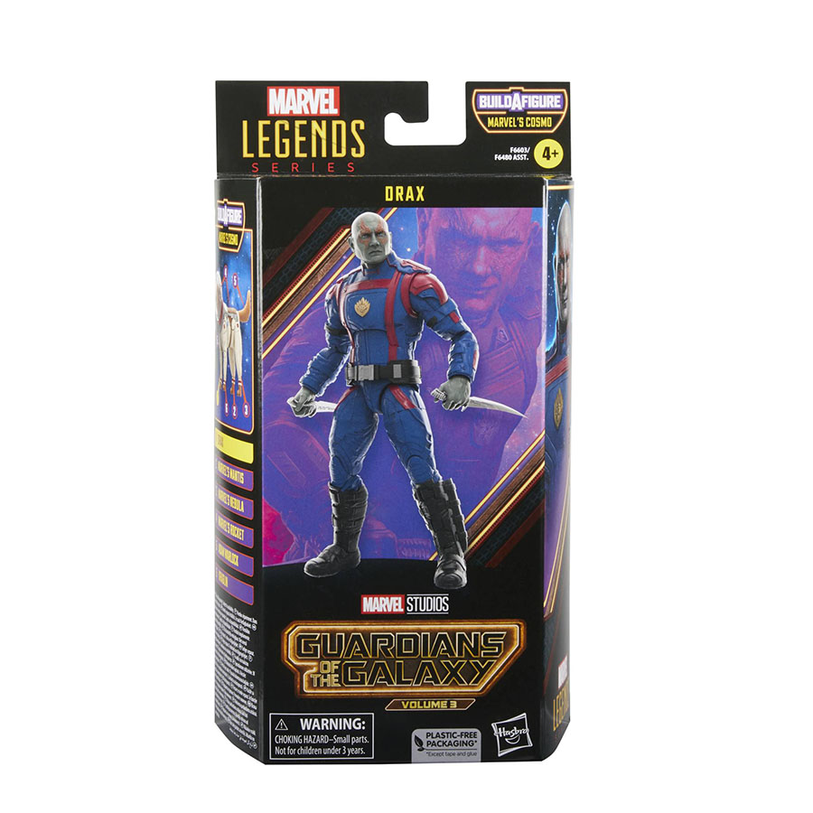 Guardians Of The Galaxy Vol 3 Legends Drax 6-Inch Action Figure Case