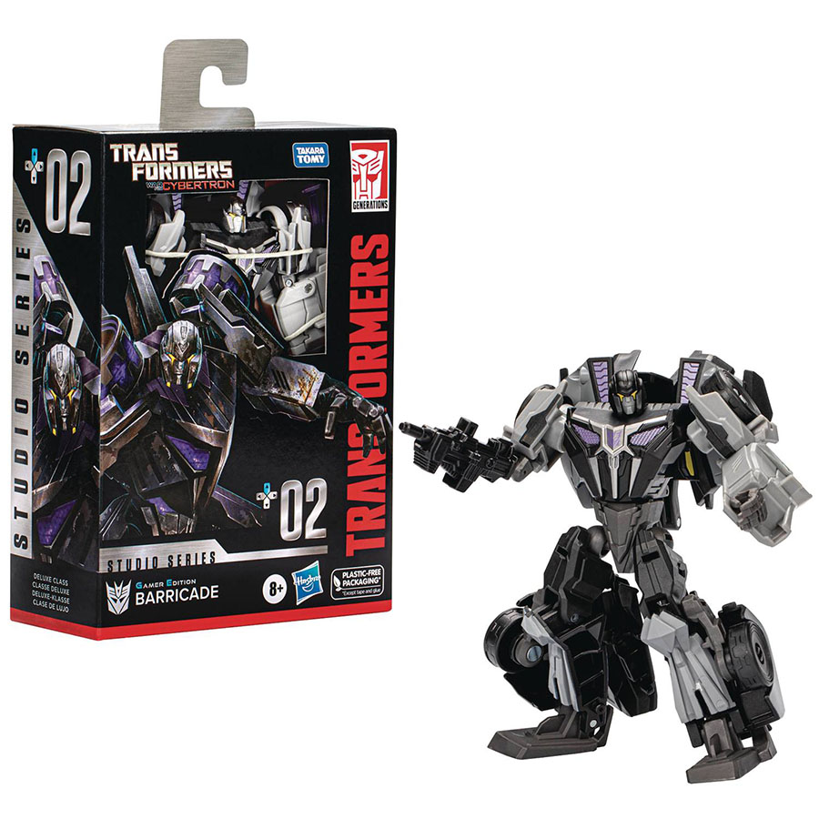 Transformers Generations Studio Series Deluxe War For Cybertron Barricade Action Figure Case