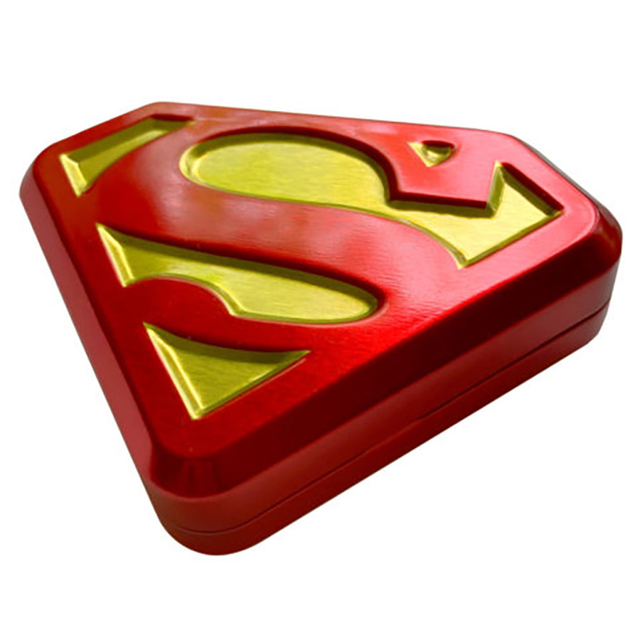 DC Superman S-Shield Sour Candy Tin