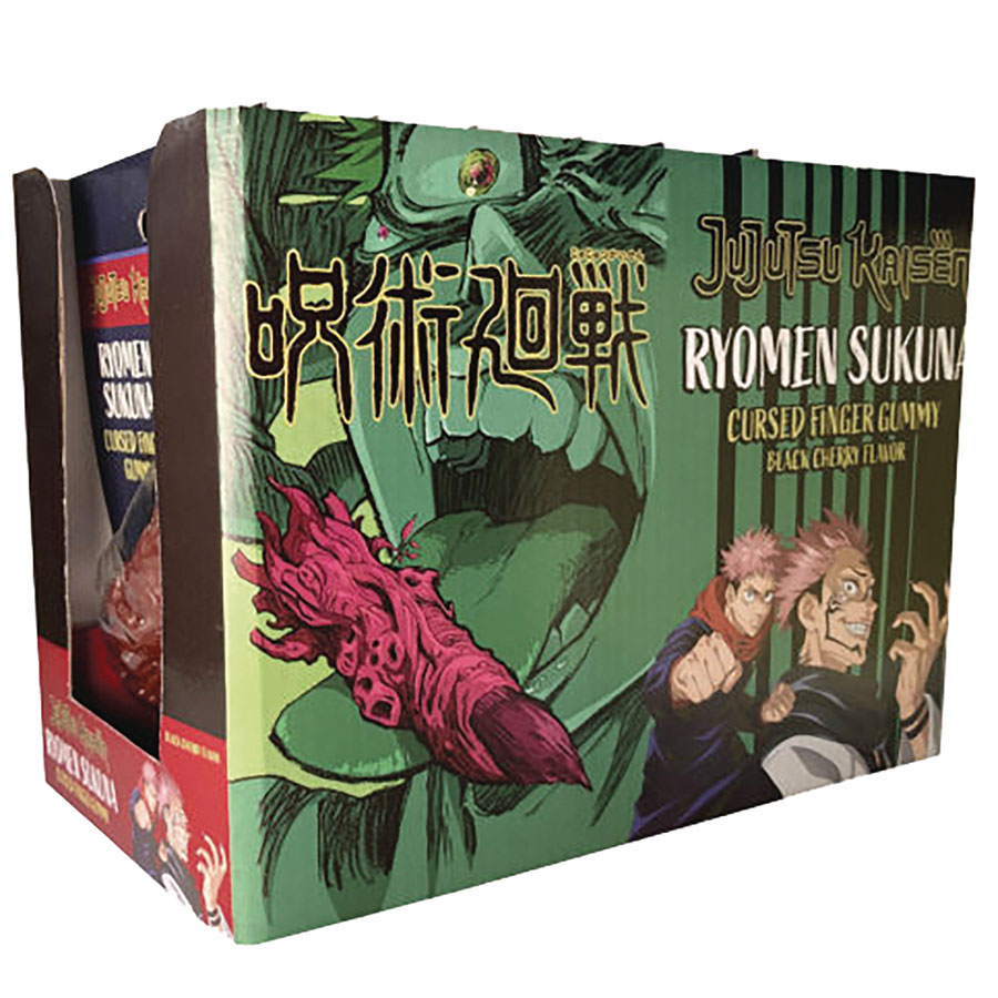 Jujutsu Kaisen Sukuna Curse Finger Gummy Display