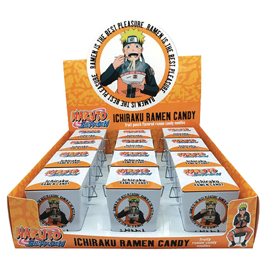 Naruto Ichiraku Ramen Candy Tin Display