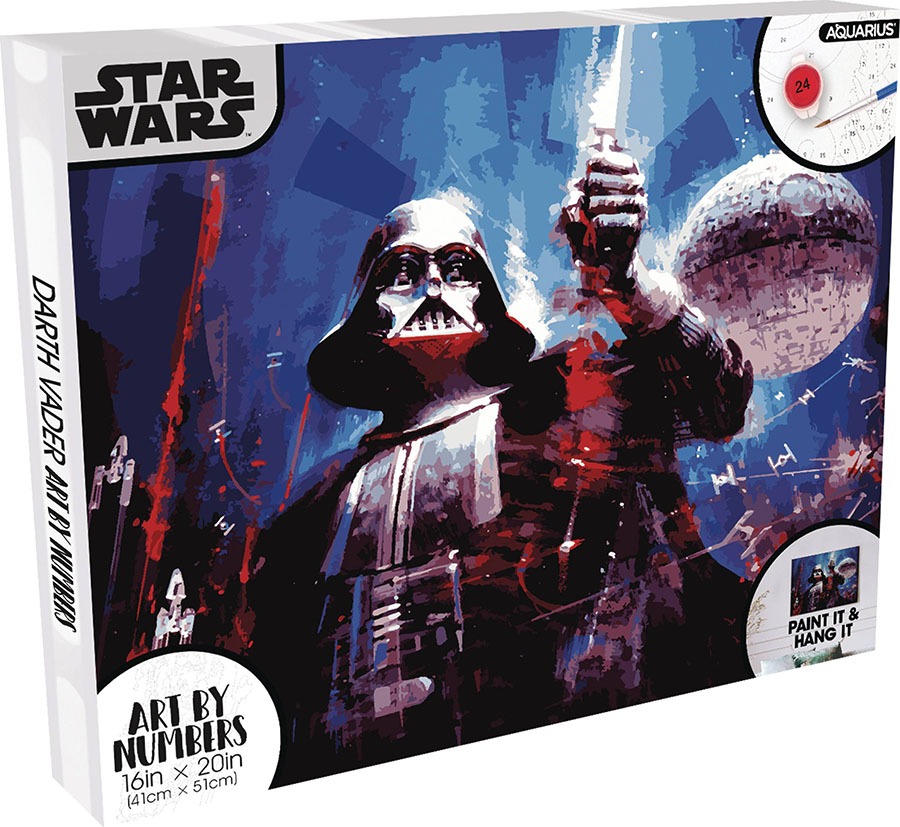Star Wars Darth Vader Art By Numbers Painting Kit