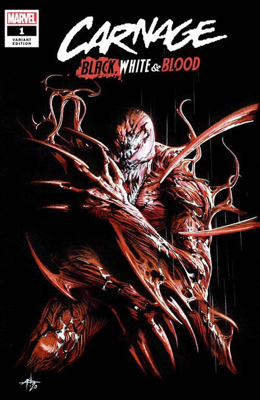 Carnage Black White & Blood #1 Cover N Gabriele Dell Otto Variant Cover