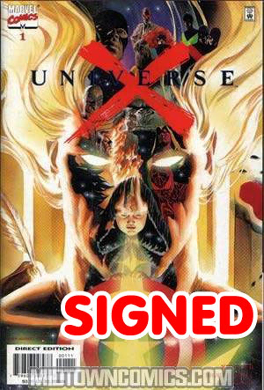 Universe X #1 Cover D Regular Alex Ross Cover Signed By Jim Krueger