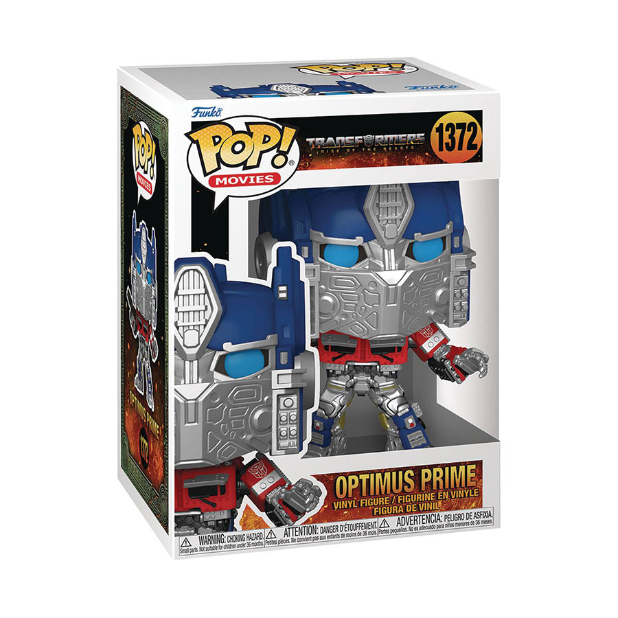 POP Movies Transformers Rise Of The Beasts Optimus Prime Vinyl Figure