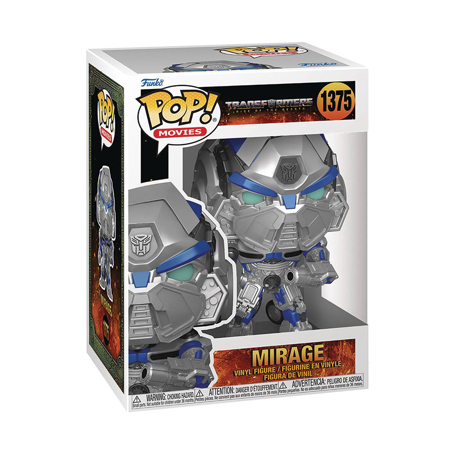 POP Movies Transformers Rise Of The Beasts Mirage Vinyl Figure