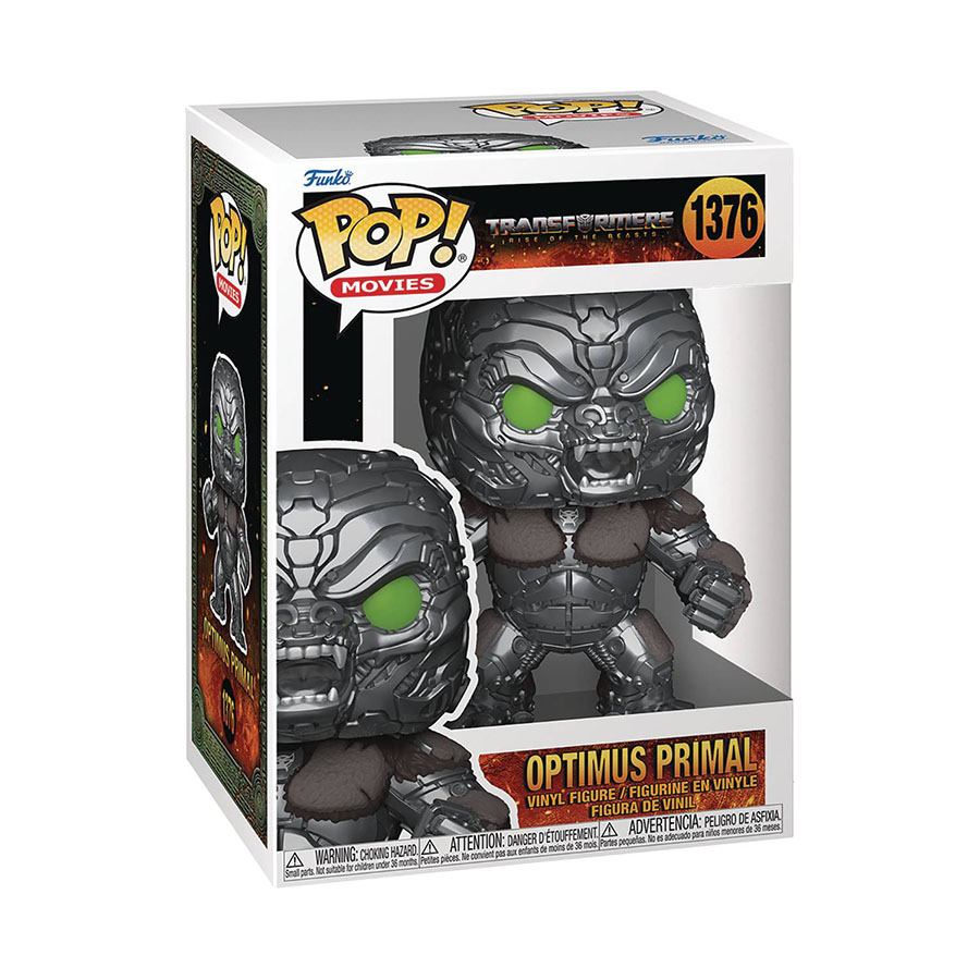 POP Movies Transformers Rise Of The Beasts Optimus Primal Vinyl Figure