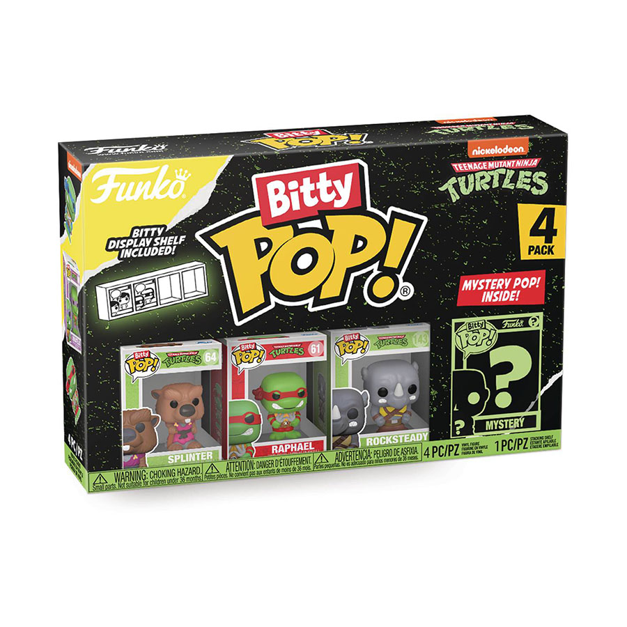 Bitty POP Teenage Mutant Ninja Turtles Splinter 4-Pack Vinyl Figure