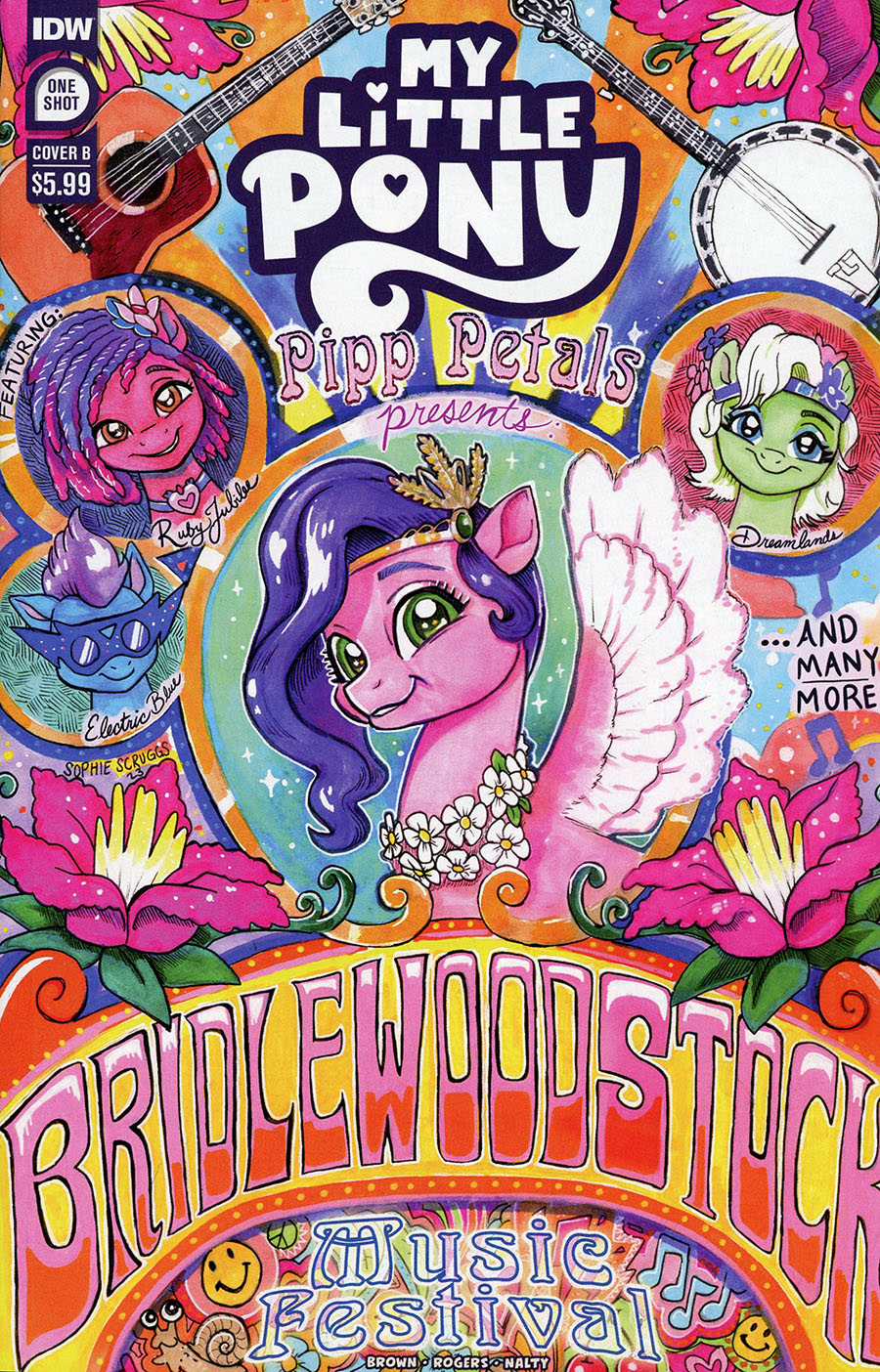 My Little Pony Bridlewoodstock #1 (One Shot) Cover B Variant Sophie Scruggs Cover