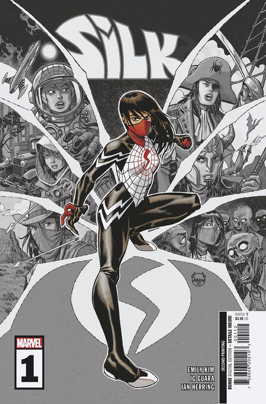 Silk Vol 5 #1 Cover I 2nd Ptg Dave Johnson Variant Cover