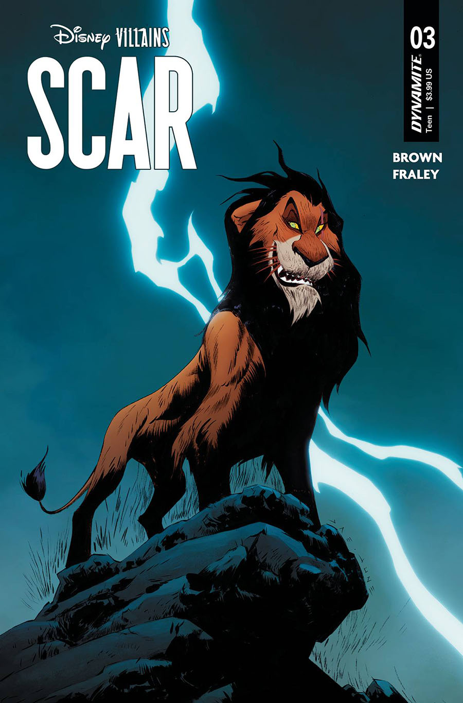 Disney Villains Scar #3 Cover Q Variant Jae Lee Cover